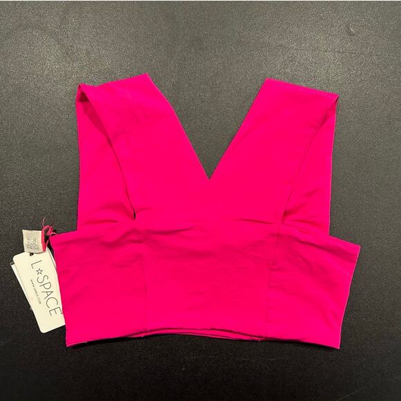 NWT L*SPACE Convertible Parker Bikini Top – Pink, Size Small, NWT - Picture 6 of 7